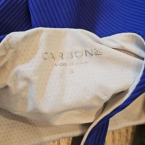 Ribbed crop top royal blue size S Carbon38 - Picture 3 of 4